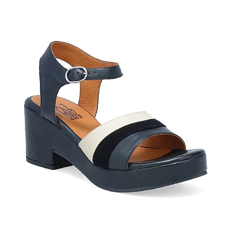 Women's Leather - Strapped Sandals with a Braided Detail in Brown for a Rustic AppealGala Sandal In Black