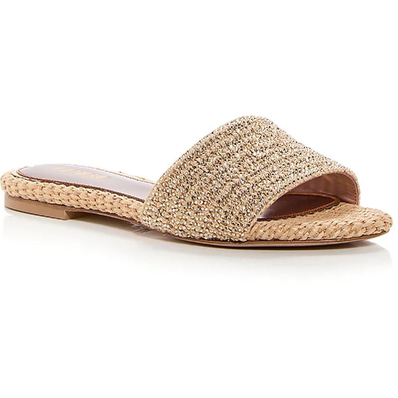 Shock - Absorbing Women's Sandals with a Soft Insole in Black for Active LifestylesGedebe Womens Woven Slip On Slide Sandals Shock - Absorbing Women's Sandals with a Soft Insole in Black for Active LifestylesGedebe Womens Woven Slip On Slide Sandals