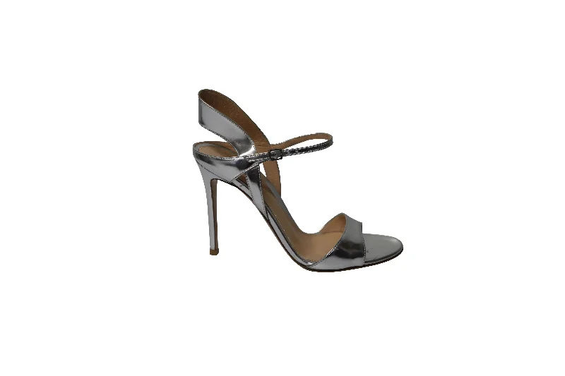 Waterproof Women's Rubber Beach Sandals with Arch Support in Blue for Water ActivitiesGianvito Rossi Ankle Strap Sandals in Silver Leather Waterproof Women's Rubber Beach Sandals with Arch Support in Blue for Water ActivitiesGianvito Rossi Ankle Strap Sandals in Silver Leather