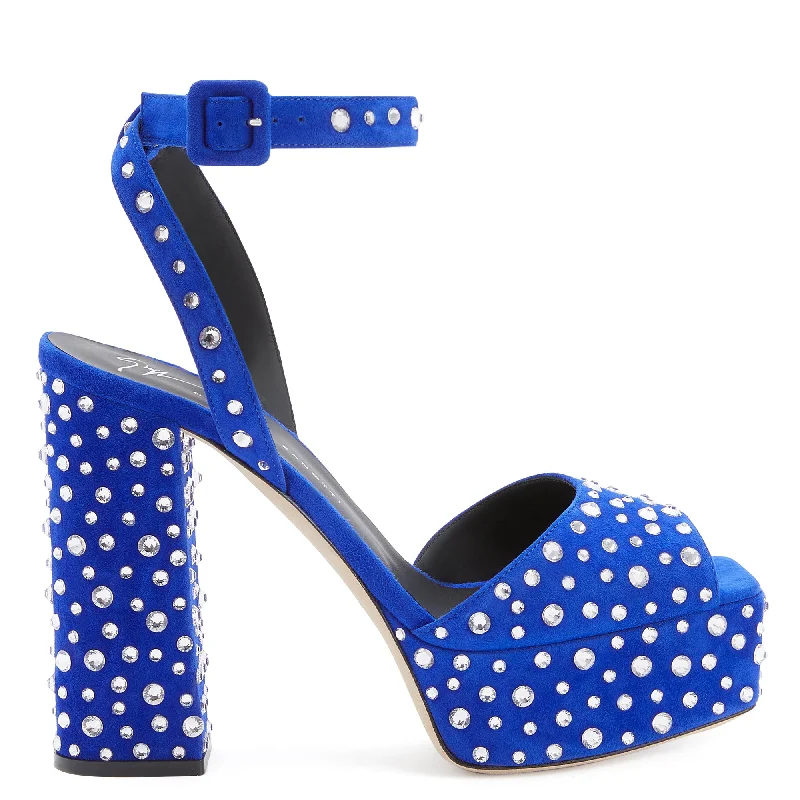 Child - Friendly Women's Sandals with a Secure Buckle in Purple for Moms on the GoGiuseppe Zanotti New Betty Sparkle Child - Friendly Women's Sandals with a Secure Buckle in Purple for Moms on the GoGiuseppe Zanotti New Betty Sparkle