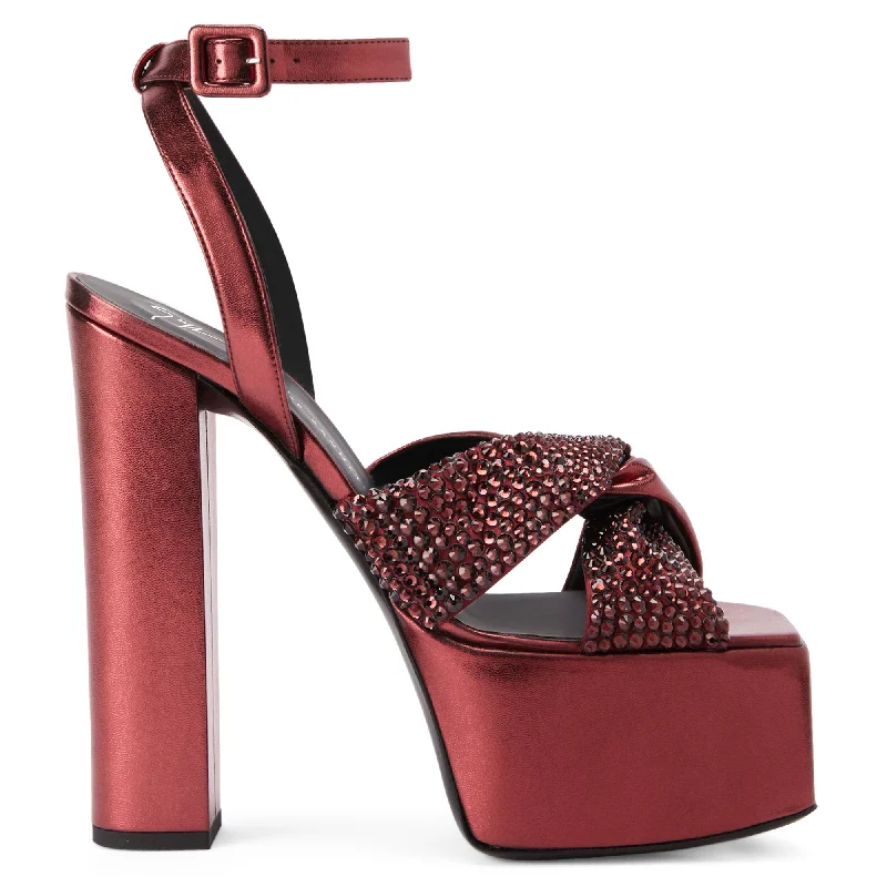 Elastic - Strap Women's Sandals with a Padded Toe in Teal for Easy On - and - OffGiuseppe Zanotti Souree