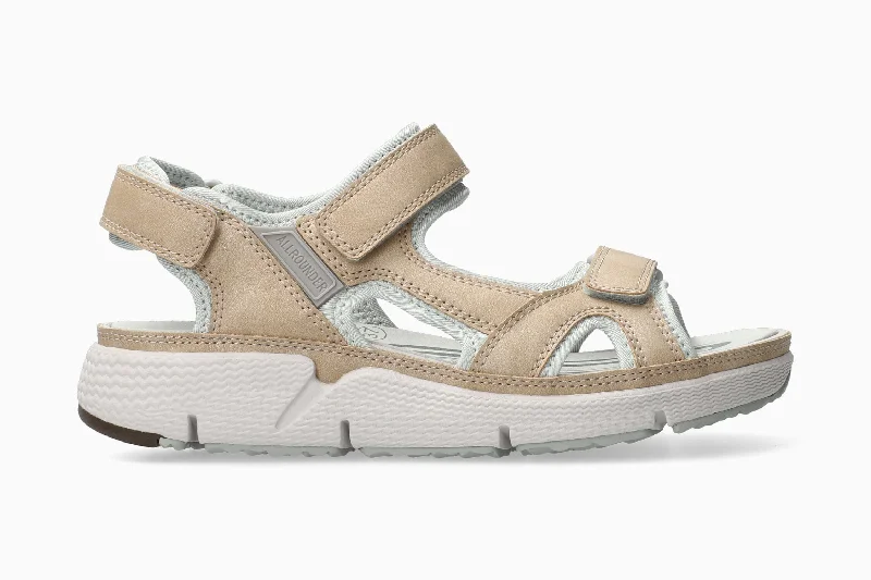Anti - Slip Women's Sandals with a Grooved Sole in Green for Outdoor AdventuresAnti - Slip Women's Sandals with a Grooved Sole in Green for Outdoor AdventuresIts Me - Nougat