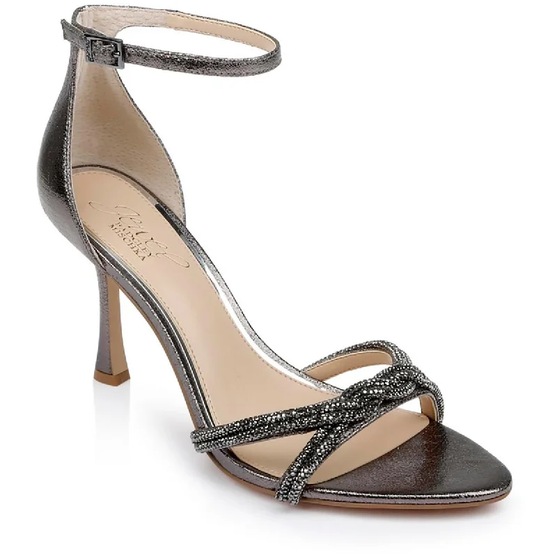 Women's Sandals with a Floral - Printed Upper in Pink for a Feminine Spring LookJewel Badgley Mischka Womens Vani Metallic Ankle Strap Heels Women's Sandals with a Floral - Printed Upper in Pink for a Feminine Spring LookJewel Badgley Mischka Womens Vani Metallic Ankle Strap Heels