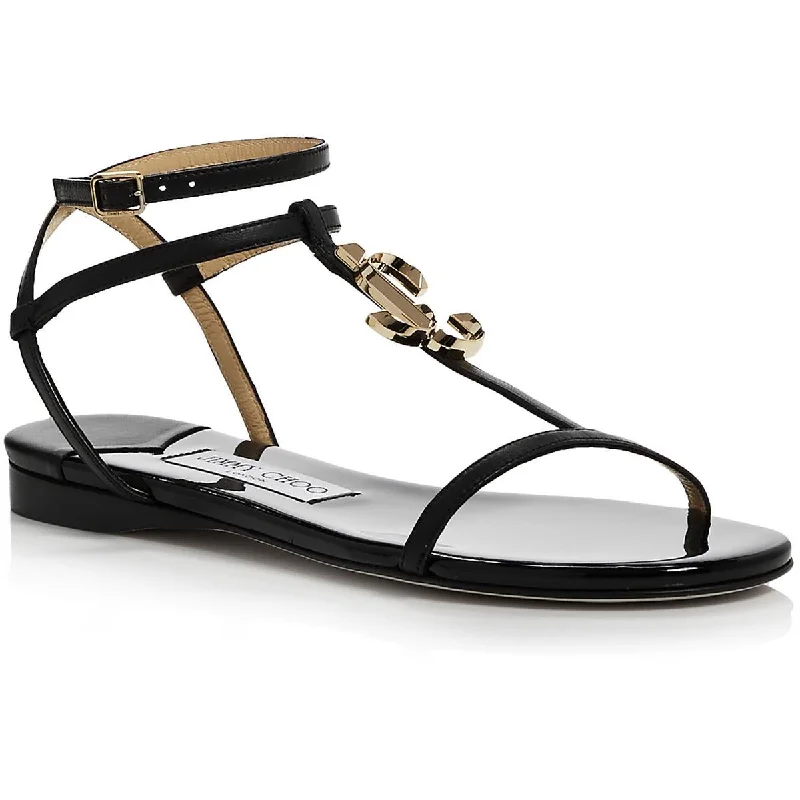 Anti - Slip Women's Sandals with a Grooved Sole in Green for Outdoor AdventuresJimmy Choo Womens Alodie Flat Slip On Flat Strappy Sandals