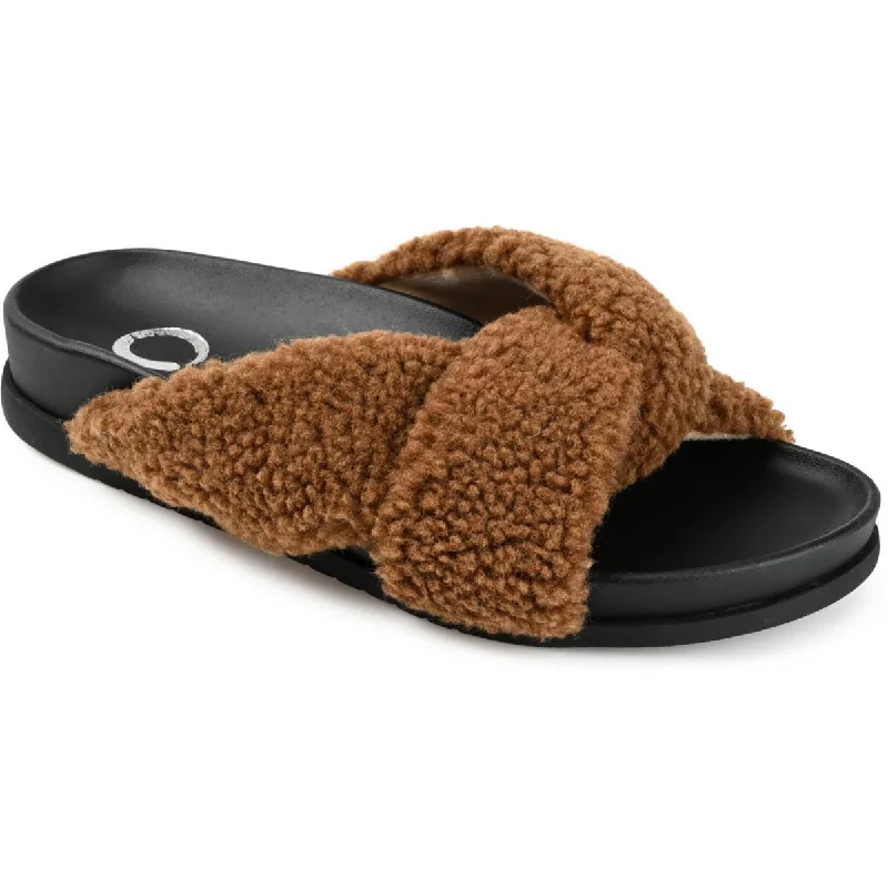 Anti - Slip Women's Sandals with a Grooved Sole in Green for Outdoor AdventuresAnti - Slip Women's Sandals with a Grooved Sole in Green for Outdoor AdventuresJournee Collection Womens Faux Fur Slip On Slide Sandals Anti - Slip Women's Sandals with a Grooved Sole in Green for Outdoor AdventuresAnti - Slip Women's Sandals with a Grooved Sole in Green for Outdoor AdventuresJournee Collection Womens Faux Fur Slip On Slide Sandals