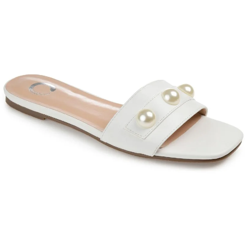 Women's Rhinestone - Embellished Open - Toe Sandals in Silver for a Glamorous Party LookWomen's Rhinestone - Embellished Open - Toe Sandals in Silver for a Glamorous Party LookJournee Collection Womens Slip On Open Toe Slide Sandals Women's Rhinestone - Embellished Open - Toe Sandals in Silver for a Glamorous Party LookWomen's Rhinestone - Embellished Open - Toe Sandals in Silver for a Glamorous Party LookJournee Collection Womens Slip On Open Toe Slide Sandals