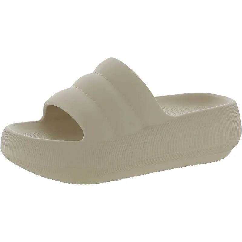 Child - Friendly Women's Sandals with a Secure Buckle in Purple for Moms on the GoKandy Womens Slip On Casual Platform Sandals Child - Friendly Women's Sandals with a Secure Buckle in Purple for Moms on the GoKandy Womens Slip On Casual Platform Sandals