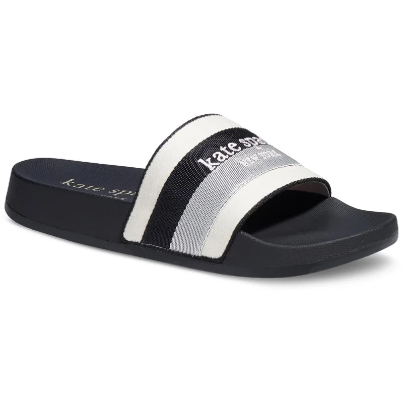 Anti - Slip Women's Sandals with a Grooved Sole in Green for Outdoor AdventuresKate Spade New York Womens Buttercup Colorblock Slide Sandals Anti - Slip Women's Sandals with a Grooved Sole in Green for Outdoor AdventuresKate Spade New York Womens Buttercup Colorblock Slide Sandals