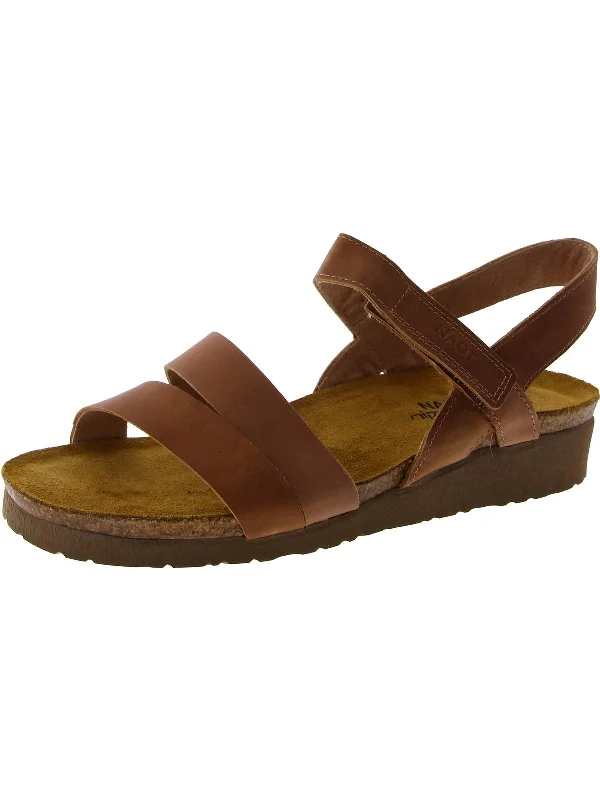 Sustainable Women's Recycled Material Sandals in Beige for Eco - Conscious ShoppersSustainable Women's Recycled Material Sandals in Beige for Eco - Conscious ShoppersKayla Womens Leather Textured Strap Sandals