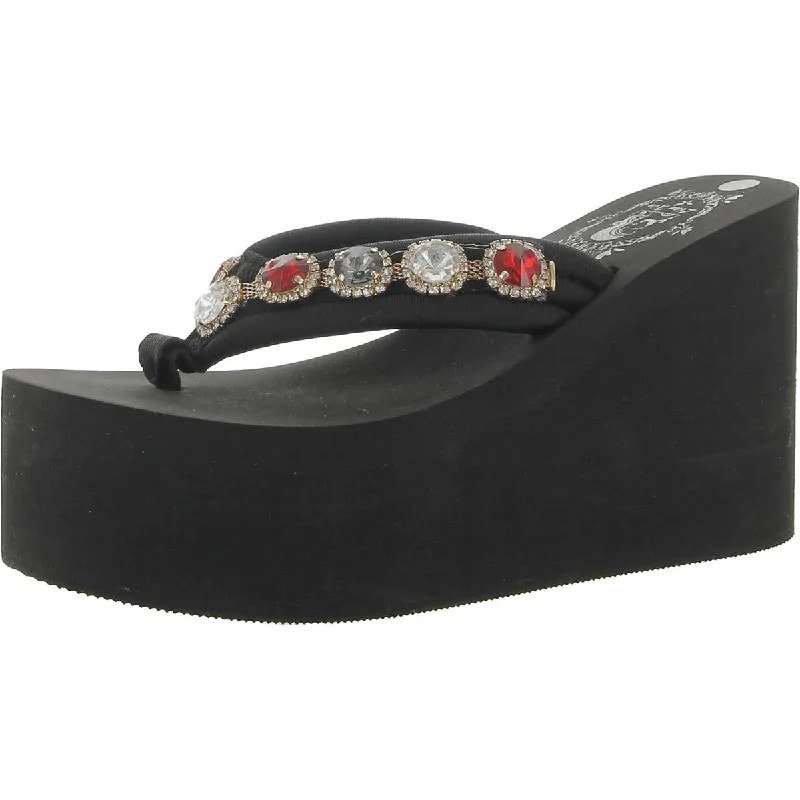 Orthopedic Women's Sandals with Arch Support in Gray for Foot HealthLian Xin Womens Embellished Thong Platform Sandals