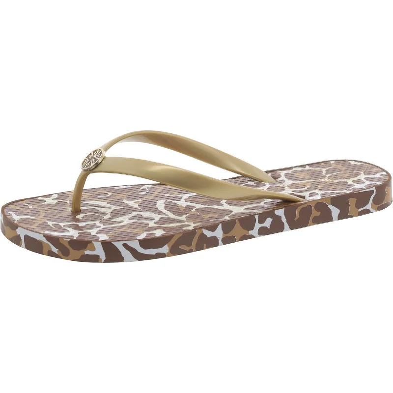 Orthopedic Women's Sandals with Arch Support in Gray for Foot HealthLilly Pulitzer Womens Animal Print Slip On Thong Sandals