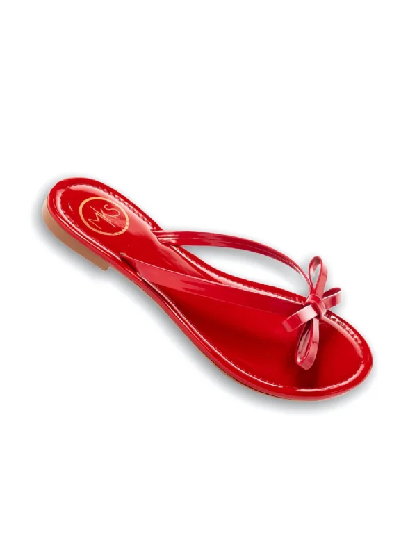 Adjustable Strap Women's Sandals with a Padded Heel in Pink for a Custom FitAdjustable Strap Women's Sandals with a Padded Heel in Pink for a Custom FitLinda 58 Bow Sandals In Red Patent