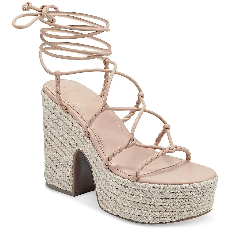 Women's Strappy Gladiator Sandals with Buckle Closures in Tan for a Boho LookMarc Fisher Womens Platform Stiletto Gladiator Sandals