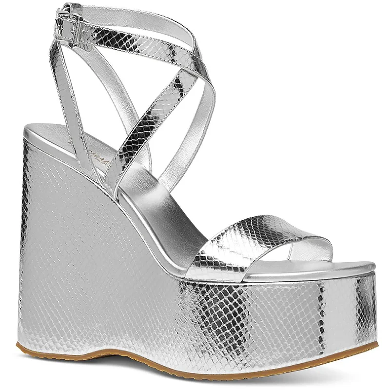 Women's Thong Sandals with a Beaded Design in Multicolor for a Beachy AestheticMICHAEL Michael Kors Womens Paola Wedge Leather Metallic Wedge Sandals Women's Thong Sandals with a Beaded Design in Multicolor for a Beachy AestheticMICHAEL Michael Kors Womens Paola Wedge Leather Metallic Wedge Sandals