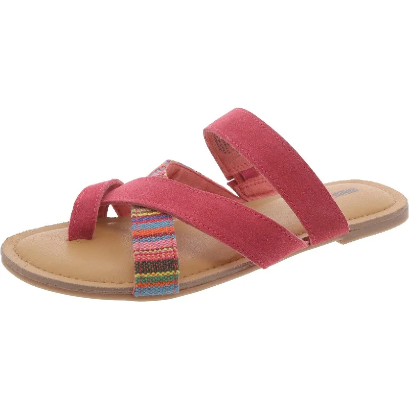 Lightweight Women's Mesh - Paneled Sandals in Yellow for BreathabilityMinnetonka Womens Faux Suede Strappy Slide Sandals Lightweight Women's Mesh - Paneled Sandals in Yellow for BreathabilityMinnetonka Womens Faux Suede Strappy Slide Sandals
