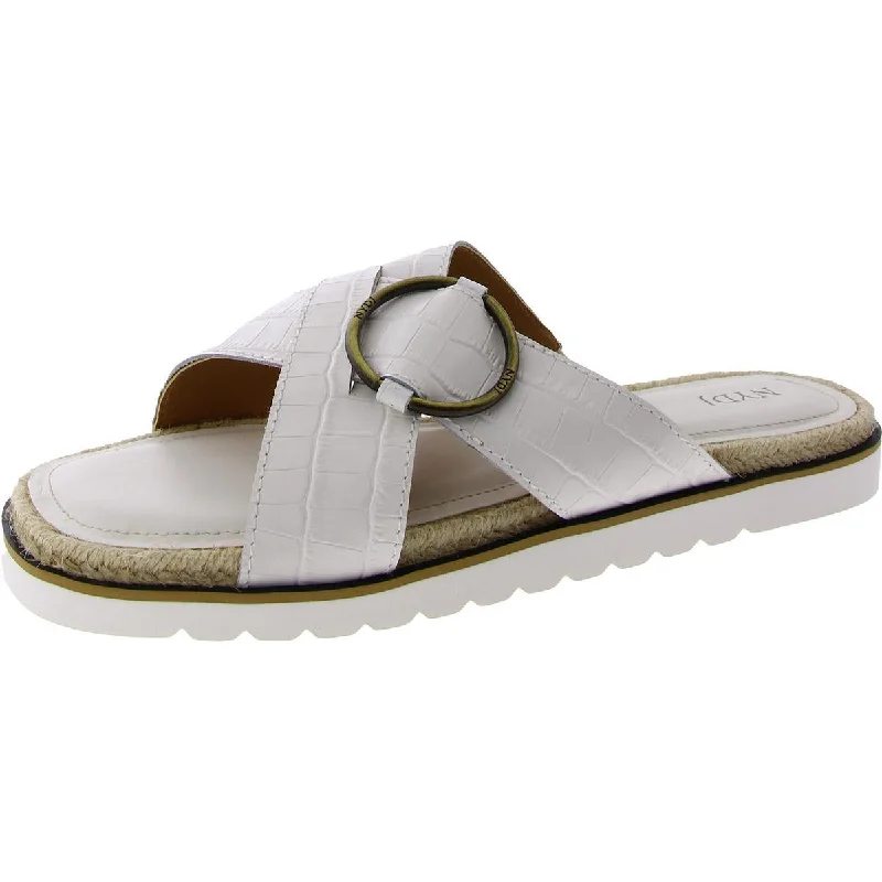 Shock - Absorbing Women's Sandals with a Soft Insole in Black for Active LifestylesShock - Absorbing Women's Sandals with a Soft Insole in Black for Active LifestylesNYDJ Womens ROSSI Faux Leather Slip On Slide Sandals Shock - Absorbing Women's Sandals with a Soft Insole in Black for Active LifestylesShock - Absorbing Women's Sandals with a Soft Insole in Black for Active LifestylesNYDJ Womens ROSSI Faux Leather Slip On Slide Sandals