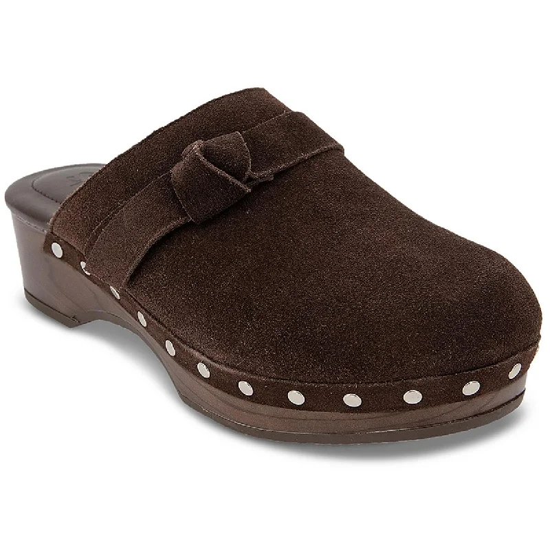 Child - Friendly Women's Sandals with a Secure Buckle in Purple for Moms on the GoChild - Friendly Women's Sandals with a Secure Buckle in Purple for Moms on the GoOlive Womens Suede Mule Mule Sandals