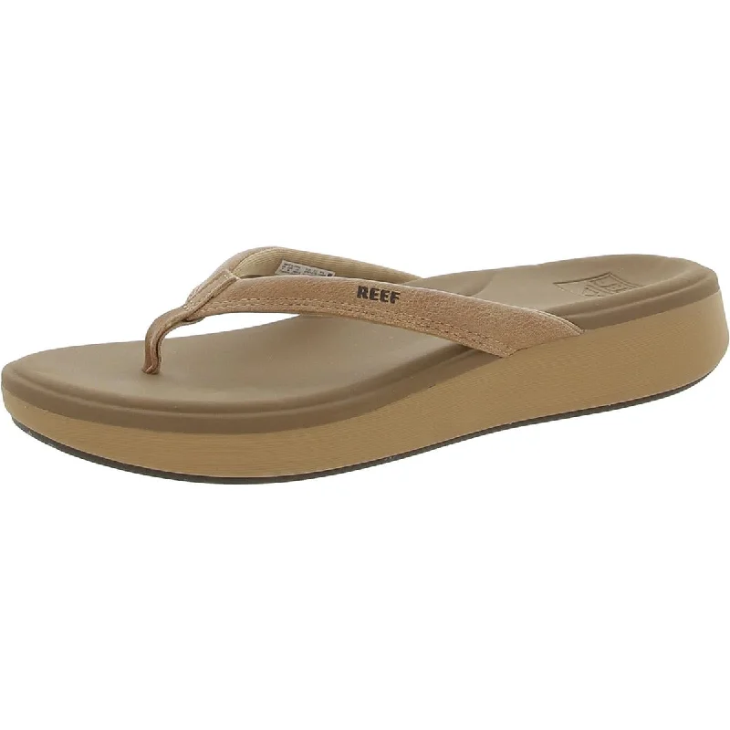 Elastic - Strap Women's Sandals with a Padded Toe in Teal for Easy On - and - OffReef Womens Cushion Cloud Faux Leather Thong Slide Sandals Elastic - Strap Women's Sandals with a Padded Toe in Teal for Easy On - and - OffReef Womens Cushion Cloud Faux Leather Thong Slide Sandals