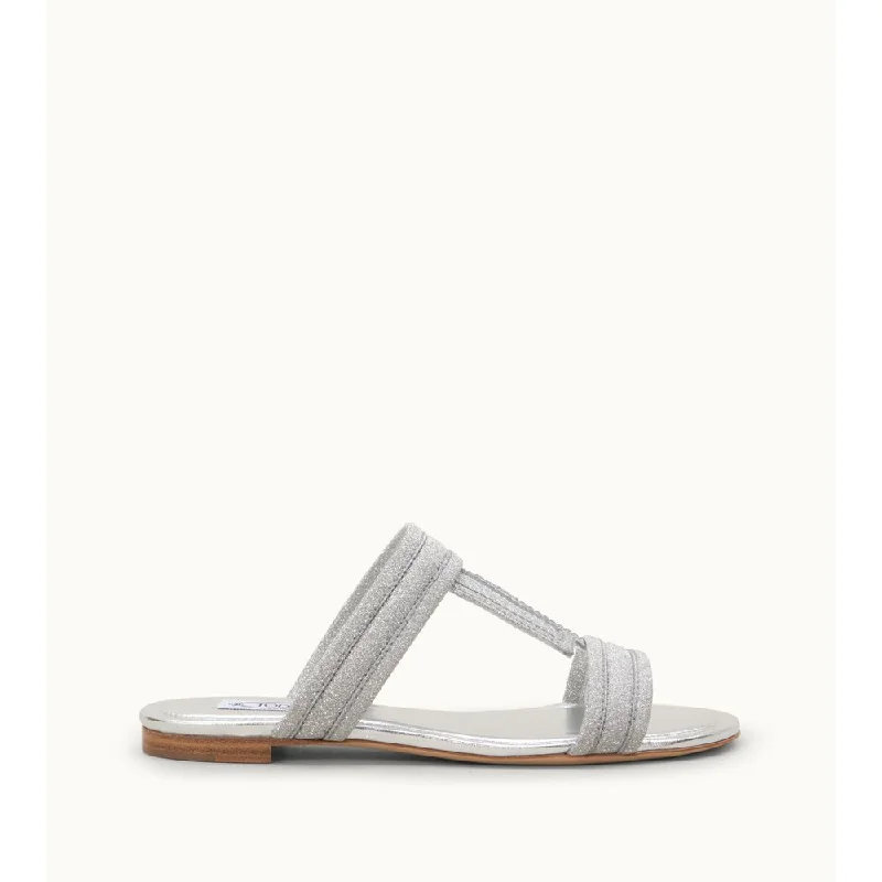 Shock - Absorbing Women's Sandals with a Soft Insole in Black for Active LifestylesShock - Absorbing Women's Sandals with a Soft Insole in Black for Active LifestylesSandals in Glittery Leather