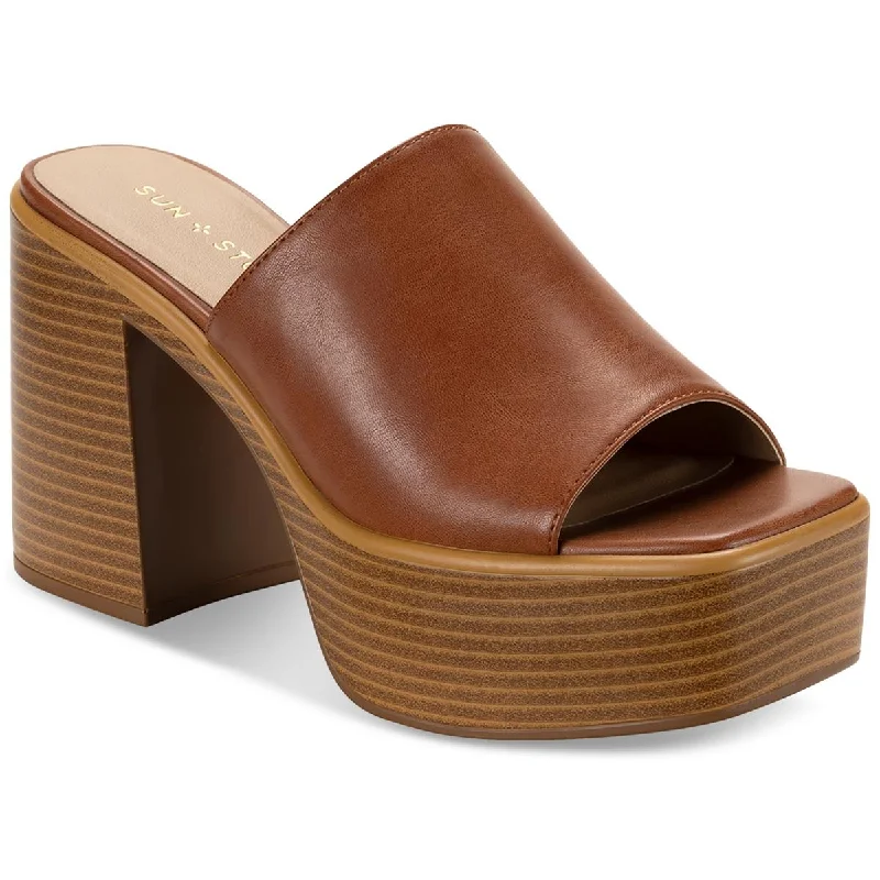 Shock - Absorbing Women's Sandals with a Soft Insole in Black for Active LifestylesShock - Absorbing Women's Sandals with a Soft Insole in Black for Active LifestylesSun + Stone Womens MARLENEE Faux Leather Slip On Heels Shock - Absorbing Women's Sandals with a Soft Insole in Black for Active LifestylesShock - Absorbing Women's Sandals with a Soft Insole in Black for Active LifestylesSun + Stone Womens MARLENEE Faux Leather Slip On Heels