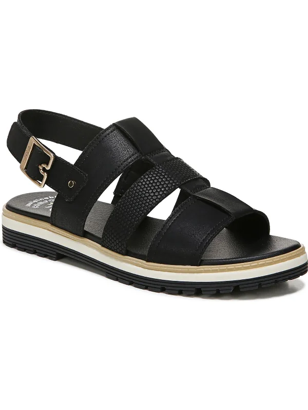 Women's Sandals with a Glitter - Coated Strap in Gold for a Sparkly Summer OutfitWomen's Sandals with a Glitter - Coated Strap in Gold for a Sparkly Summer OutfitTalk It Out Womens Faux Leather Buckle Slingback Sandals
