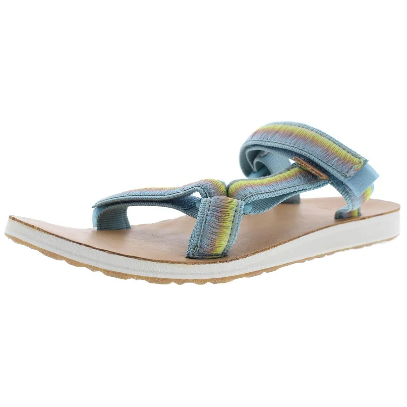 Women's Sandals with a Glitter - Coated Strap in Gold for a Sparkly Summer OutfitTeva Womens Universal Ombre Slide Sport Sandals