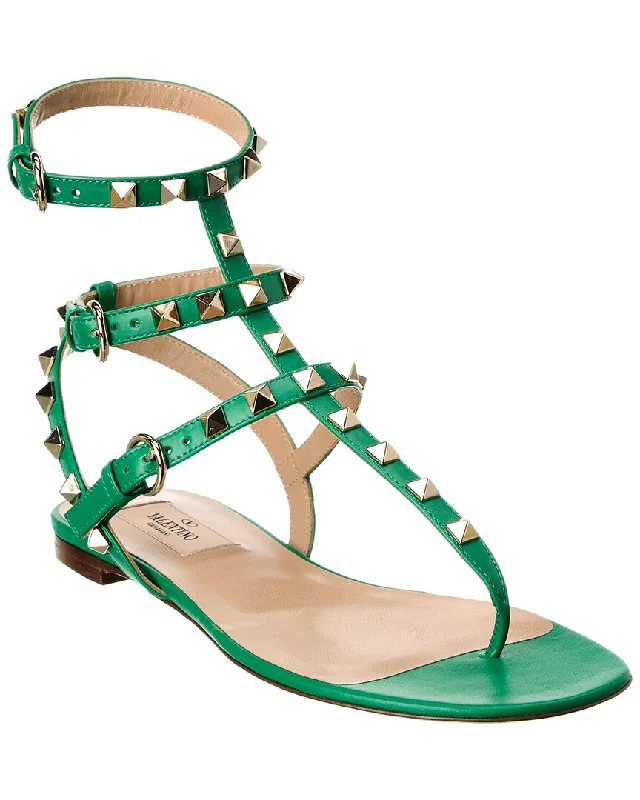 Shock - Absorbing Women's Sandals with a Soft Insole in Black for Active LifestylesShock - Absorbing Women's Sandals with a Soft Insole in Black for Active LifestylesValentino Rockstud Caged Leather Ankle Strap Sandal