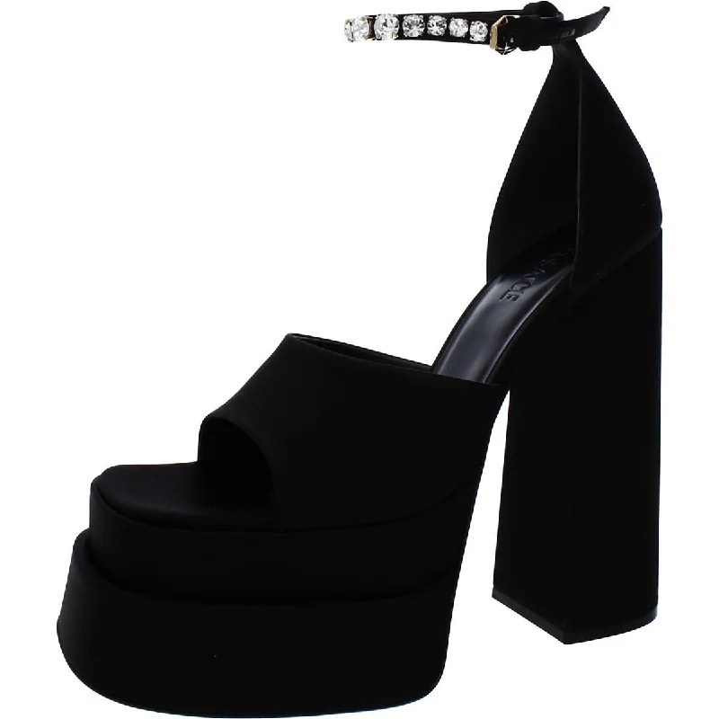Elastic - Strap Women's Sandals with a Padded Toe in Teal for Easy On - and - OffElastic - Strap Women's Sandals with a Padded Toe in Teal for Easy On - and - OffVersace Womens Satin Ankle Strap Heels Elastic - Strap Women's Sandals with a Padded Toe in Teal for Easy On - and - OffElastic - Strap Women's Sandals with a Padded Toe in Teal for Easy On - and - OffVersace Womens Satin Ankle Strap Heels
