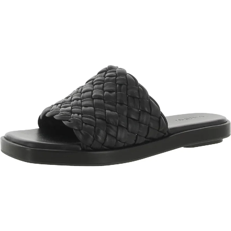 Child - Friendly Women's Sandals with a Secure Buckle in Purple for Moms on the GoVince Womens Mari Faux Leather Warm Slide Sandals Child - Friendly Women's Sandals with a Secure Buckle in Purple for Moms on the GoVince Womens Mari Faux Leather Warm Slide Sandals