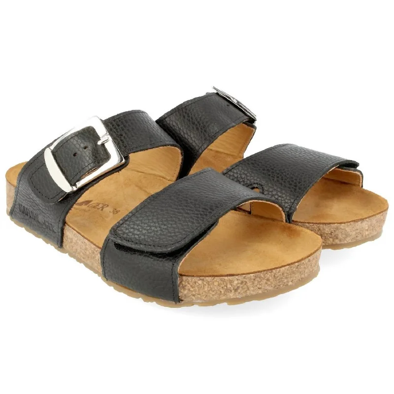 Women's Sandals with a Floral - Printed Upper in Pink for a Feminine Spring LookWomen's Aria Sandal In Black Pebbled (Schwarz)