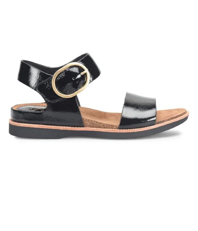 Women's Leather - Strapped Sandals with a Braided Detail in Brown for a Rustic AppealWomen's Bali Sandals In Black Patent Women's Leather - Strapped Sandals with a Braided Detail in Brown for a Rustic AppealWomen's Bali Sandals In Black Patent