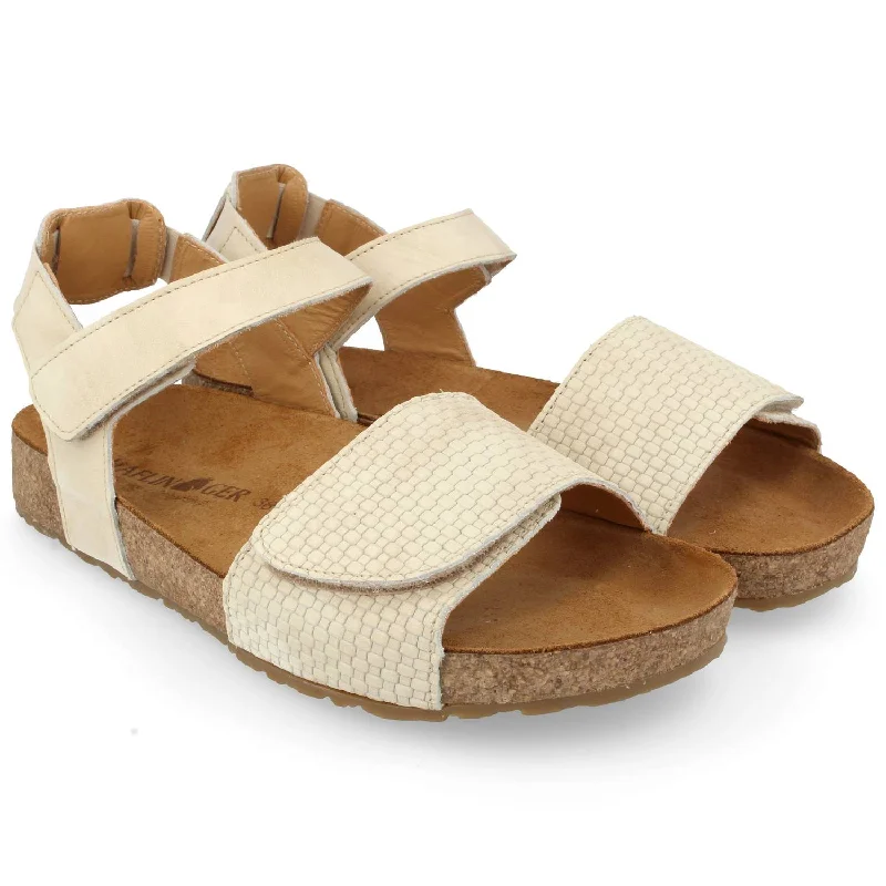 Elastic - Strap Women's Sandals with a Padded Toe in Teal for Easy On - and - OffWomen's Ellie Sandal In Beige