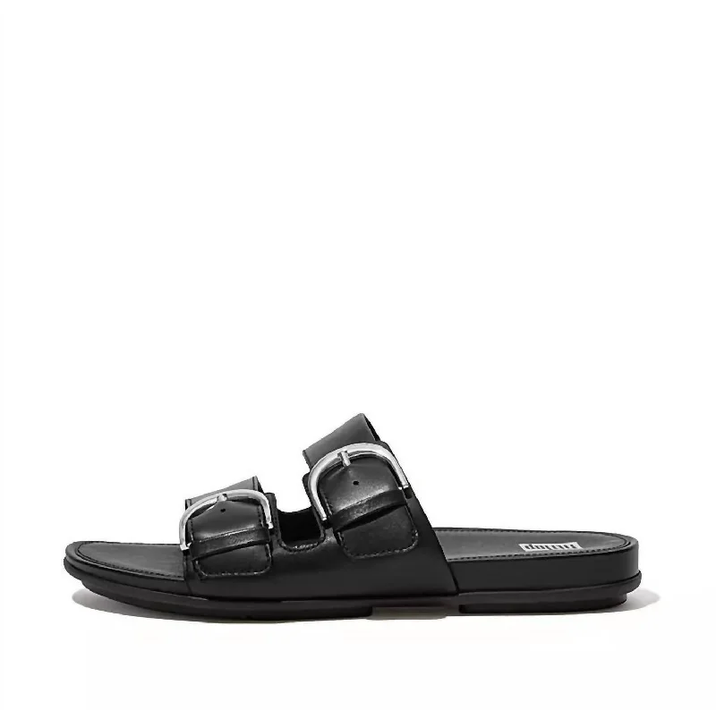 Shock - Absorbing Women's Sandals with a Soft Insole in Black for Active LifestylesShock - Absorbing Women's Sandals with a Soft Insole in Black for Active LifestylesWomen's Gracie Leather Slide Sandal In Black Shock - Absorbing Women's Sandals with a Soft Insole in Black for Active LifestylesShock - Absorbing Women's Sandals with a Soft Insole in Black for Active LifestylesWomen's Gracie Leather Slide Sandal In Black