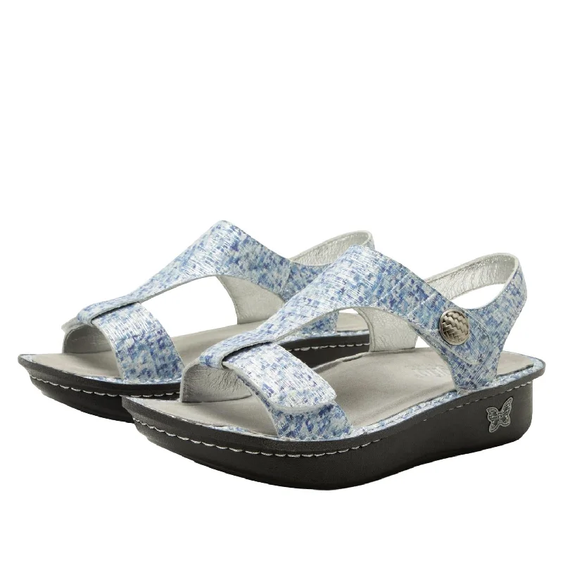 Women's Sandals with a Wedge Heel and a Tassel Detail in Orange for a Trendy LookWomen's Kerri Sandals In Sassy Blues