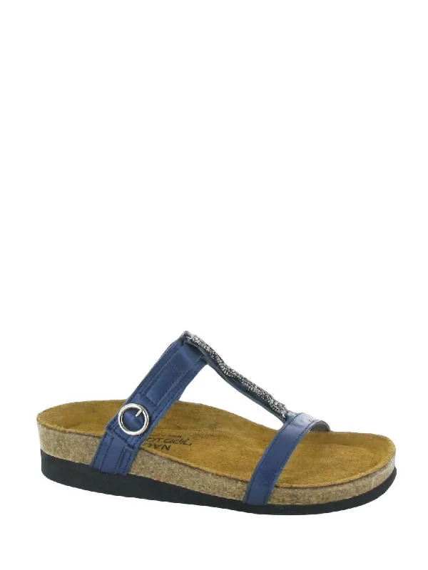 Women's Cork - Soled Espadrille Sandals with a Rope - Trimmed Upper in Navy for a Summer VibeWomen's Malibu Sandal In Polar Sea