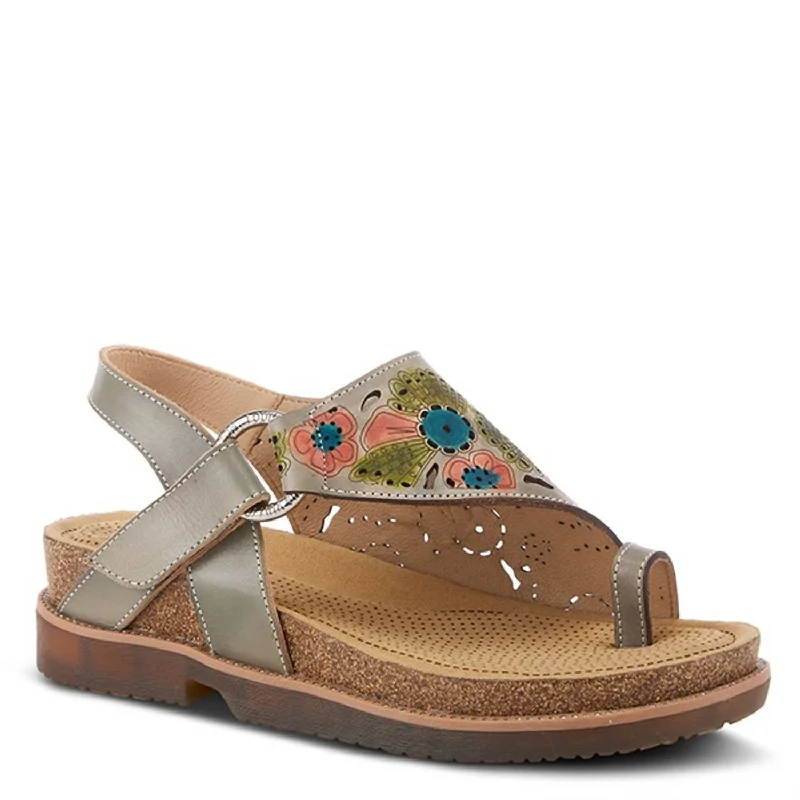 Shock - Absorbing Women's Sandals with a Soft Insole in Black for Active LifestylesWomen's Samya Sandals In Grey Multi