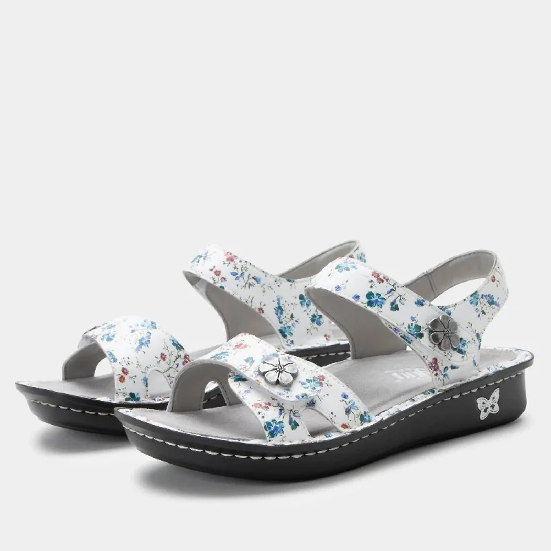 Adjustable Strap Women's Sandals with a Padded Heel in Pink for a Custom FitWomen's Vienna Slingback Sandal In Keep Calm
