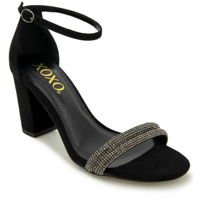 Women's Sandals with a Wedge Heel and a Tassel Detail in Orange for a Trendy LookXOXO Womens Faux Suede Block Heel