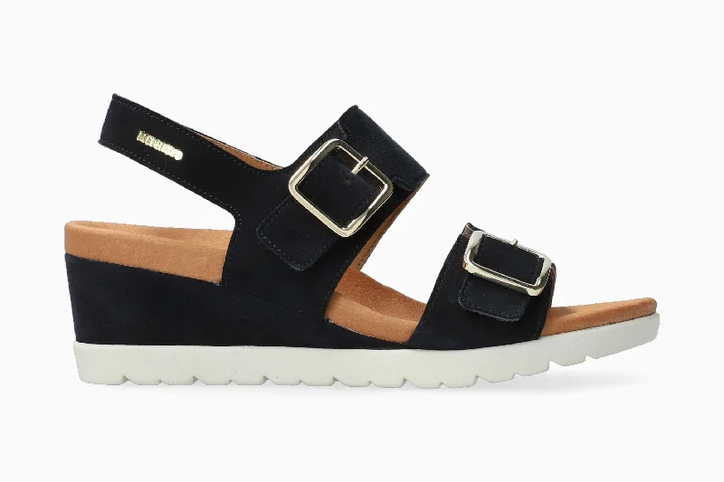 Waterproof Women's Rubber Beach Sandals with Arch Support in Blue for Water ActivitiesWaterproof Women's Rubber Beach Sandals with Arch Support in Blue for Water ActivitiesYsabel - Navy