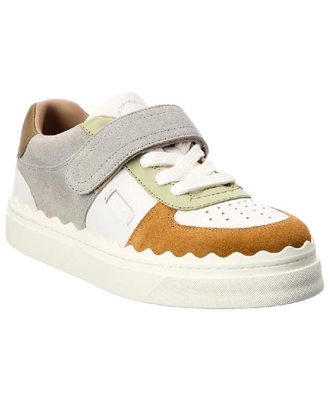 Patterned Print Women's Sneakers in Floral Designs for a Feminine and Fashion - Forward LookChloé Lauren Leather & Suede Sneaker Patterned Print Women's Sneakers in Floral Designs for a Feminine and Fashion - Forward LookChloé Lauren Leather & Suede Sneaker