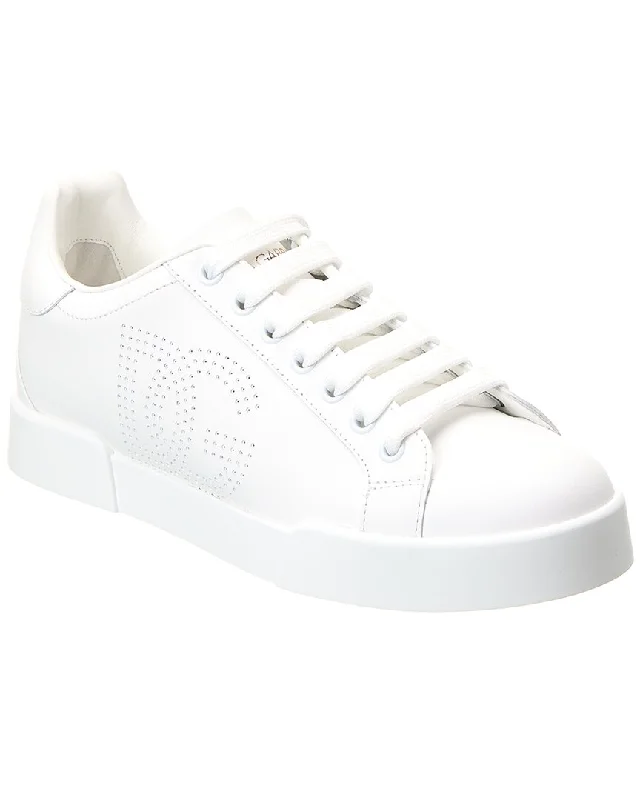 Sparkly Rhinestone - Embellished Women's Sneakers for a Glamorous and Eye - Catching LookDolce & Gabbana Portofino Leather Sneaker Sparkly Rhinestone - Embellished Women's Sneakers for a Glamorous and Eye - Catching LookDolce & Gabbana Portofino Leather Sneaker