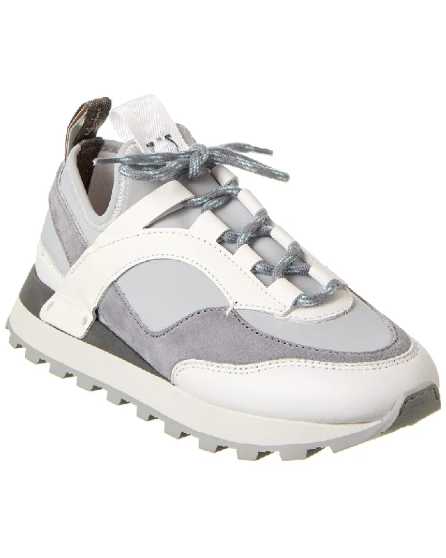Retro - Style Women's Sneakers in Pastel Colors for a Nostalgic and Fashionable VibeFerragamo Indy Leather & Suede Sneaker Retro - Style Women's Sneakers in Pastel Colors for a Nostalgic and Fashionable VibeFerragamo Indy Leather & Suede Sneaker