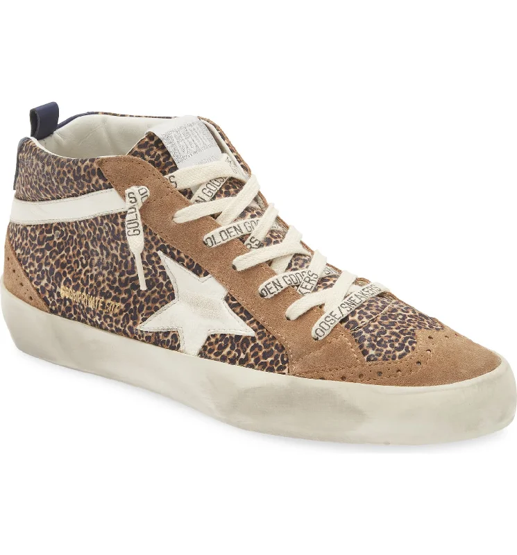 Women's Sneakers with Adjustable Straps for a Customized Fit During High - Impact ExercisesGolden Goose Women Leopard Mid Star Classic Hi Top Leather Suede Sneakers Shoes Women's Sneakers with Adjustable Straps for a Customized Fit During High - Impact ExercisesGolden Goose Women Leopard Mid Star Classic Hi Top Leather Suede Sneakers Shoes