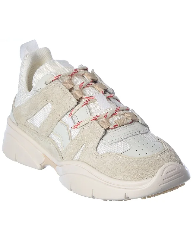 Women's Sneakers with Hidden Wedges for a Subtle Height Boost and Added StyleIsabel Marant Kindsay Suede & Leather-Trim Sneaker Women's Sneakers with Hidden Wedges for a Subtle Height Boost and Added StyleIsabel Marant Kindsay Suede & Leather-Trim Sneaker