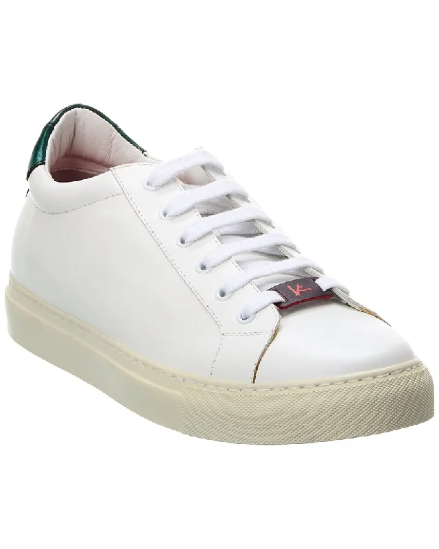 Low - Top Women's Tennis Sneakers in Bright Neon for a Pop of Color on the CourtISAIA Leather Sneaker Low - Top Women's Tennis Sneakers in Bright Neon for a Pop of Color on the CourtISAIA Leather Sneaker