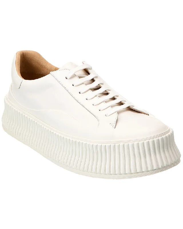 Women's Sneakers with Removable Insoles for Easy Cleaning and CustomizationJil Sander Leather Sneaker Women's Sneakers with Removable Insoles for Easy Cleaning and CustomizationJil Sander Leather Sneaker