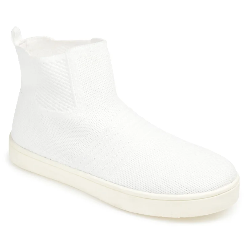 Chunky - Sole Women's Platform Sneakers in White for a Trendy Street Style LookJournee Collection Women's Tru Comfort Foam Kody Sneaker Chunky - Sole Women's Platform Sneakers in White for a Trendy Street Style LookJournee Collection Women's Tru Comfort Foam Kody Sneaker