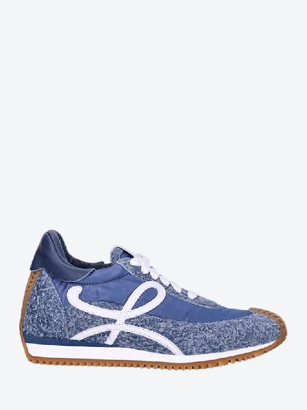 Patterned Print Women's Sneakers in Floral Designs for a Feminine and Fashion - Forward LookBrushed suede flow runner sneakers Patterned Print Women's Sneakers in Floral Designs for a Feminine and Fashion - Forward LookBrushed suede flow runner sneakers