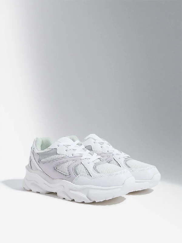 Women's Sneakers with Memory Foam Insoles for Exceptional Cushioning and ComfortLUNA BLU Lilac Colour-Block Chunky Sneakers Women's Sneakers with Memory Foam Insoles for Exceptional Cushioning and ComfortLUNA BLU Lilac Colour-Block Chunky Sneakers