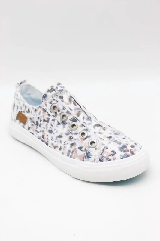 Lace - Up Women's Athletic Sneakers with Shock - Absorbing Midsoles for Intense WorkoutsPlay Sneaker In Off White Rainforest Leopard Lace - Up Women's Athletic Sneakers with Shock - Absorbing Midsoles for Intense WorkoutsPlay Sneaker In Off White Rainforest Leopard